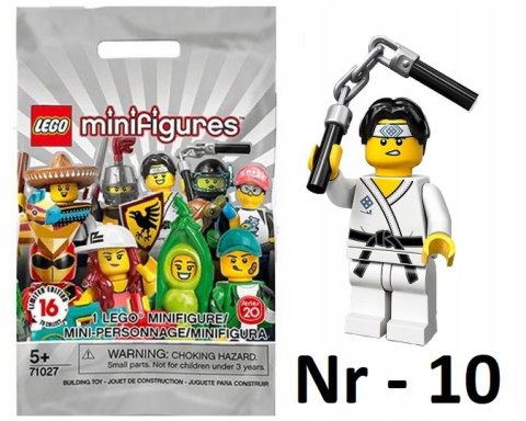 LEGO 71027 MINIFIGURES ZAWODNIK SZTUK WALKI NR 10