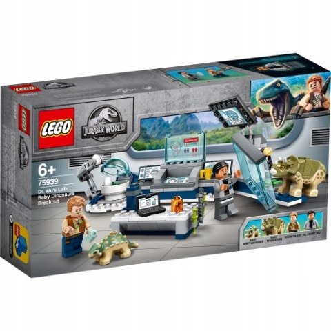 LEGO 75939 JURASSIC WORLD - Laboratorium doktora Wu: ucieczka młodych dinozaurów