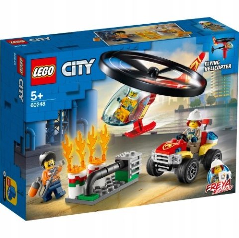 LEGO 60248 CITY - Helikopter strażacki leci na ratunek