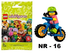 LEGO 71025 MINIFIGURES - Seria 19: nr 16 Rowerzystka