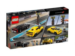 LEGO 75893 SPEED CHAMPIONS - 2018 Dodge Challenger SRT Demon oraz 1970 Dodge Charger R/T